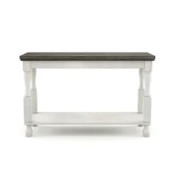 Philoree Farmhouse Console Table Antique White - HOMES: Inside + Out -Cheap Homes Inside Out Store GUEST b1fc7c39 8b9a 46be a569 974d896e36c9
