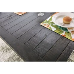 Hepburn Rectangular Dining Table Black - HOMES: Inside + Out -Cheap Homes Inside Out Store GUEST b39ee586 dfb2 4453 97de 8def56d52d49