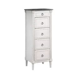 Magg 4 Drawer Jewelry Chest With Flip Up Mirror Antique White/Antique Gray Two Tone - HOMES: Inside + Out -Cheap Homes Inside Out Store GUEST b3bc1055 d4d2 47c4 99b8 ff9585819a50