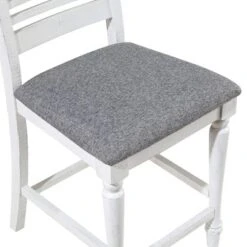 5pc Cambrien Rustic Farmhouse Counter Height Dining Set Antique White/Gray - HOMES: Inside + Out -Cheap Homes Inside Out Store GUEST b43140c9 8da2 4175 bcdb 8c2454794009