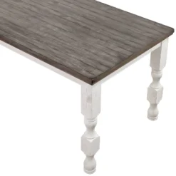 78" Cambrien Rustic Two-Tone Counter Height Dining Table Antique White/Gray - HOMES: Inside + Out -Cheap Homes Inside Out Store GUEST b873ea93 b3d5 42b7 bb67 401ebeb0b568
