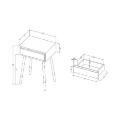 Vallejo Modern Style Side Table Blue - HOMES: Inside + Out 5 Vallejo Modern Style Side Table Blue - HOMES: Inside + Out -Cheap Homes Inside Out Store GUEST bcf1964e 553c 48b9 90bd e64ee5da6544