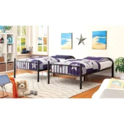 HOMES: Inside + Out Twin Over Twin Kids' Dero Bed Black - IoHOMES -Cheap Homes Inside Out Store GUEST c1712e82 3c2d 45f3 b7be 09e88a3dd7be