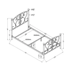 HOMES: Inside + Out Twin Allen Kids' Metal Bed - IoHOMES -Cheap Homes Inside Out Store GUEST c1a509e4 c099 4d4d 9c0c 09cc46e35f00