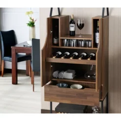 Meluse Multi Storage Wine Cabinet Light Hickory - HOMES: Inside + Out -Cheap Homes Inside Out Store GUEST c44bd671 5197 4cf8 ac59 9bc8f4e6d54f