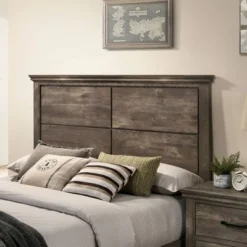 3pc Jacobi Bed With 2 Nightstands Gray - HOMES: Inside + Out -Cheap Homes Inside Out Store GUEST c57e6cf9 5958 49fa 92b8 4db4b1c4d0c2