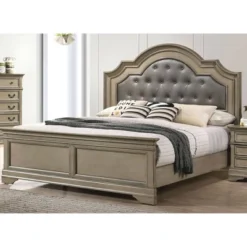 3pc Kritan Bed With 2 Nightstands Antique Warm Gray - HOMES: Inside + Out 12 3pc Kritan Bed With 2 Nightstands Antique Warm Gray - HOMES: Inside + Out -Cheap Homes Inside Out Store GUEST c5cc40a0 5d16 4a66 86aa c09d676d8f7e
