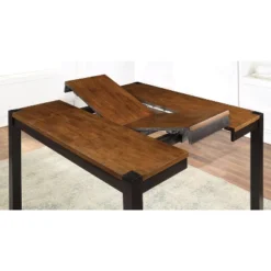 54" Ulmar Square Counter Height Extendable Dining Table With Butterfly Leaf Dark Oak/Espresso - HOMES: Inside + Out -Cheap Homes Inside Out Store GUEST c777dc11 bdd4 4aa3 9b5f 181f8c163723