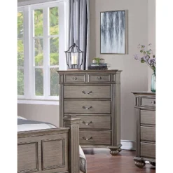 6pc Pennings Traditional Bedroom Set Gray - HOMES: Inside + Out -Cheap Homes Inside Out Store GUEST c7c59a53 43c1 42cc 8f5c c764a698588a