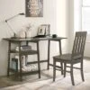 Dornoch 2 Shelf Writing Desk With Chair - HOMES: Inside + Out
