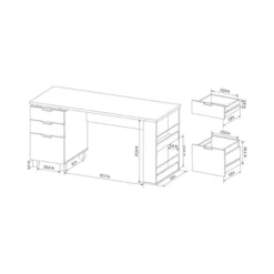 Abella Office Desk Espresso - HOMES: Inside + Out -Cheap Homes Inside Out Store GUEST cc438a1c c155 46c3 9c25 acb6324d3d91