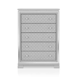 Tenaya 5 Drawer Chest Silver - HOMES: Inside + Out -Cheap Homes Inside Out Store GUEST cda43e6b 3b19 435d 8a73 109b6856125d