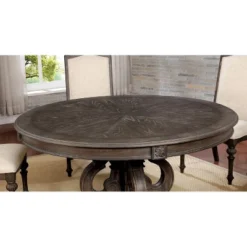 5pc Darja Round Dining Table Set Brown - HOMES: Inside + Out -Cheap Homes Inside Out Store GUEST ceb06eb2 2cea 4744 8d0f c9a60872a542
