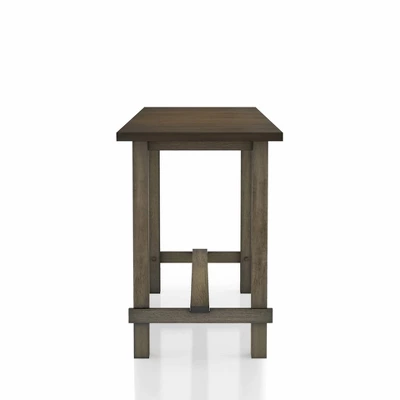 70" Entera Expandable Counter Height Dining Table Dark Walnut/Chestnut - HOMES: Inside + Out 3 70" Entera Expandable Counter Height Dining Table Dark Walnut/Chestnut - HOMES: Inside + Out - Image 3