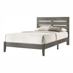Derries Slatted Platform Bed Gray - HOMES: Inside + Out -Cheap Homes Inside Out Store GUEST d26b43a8 fcb0 435b 9543 752158dbb51b