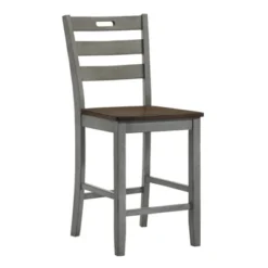 2pk Danforthe Ladder Back Counter Height Chairs - HOMES: Inside + Out -Cheap Homes Inside Out Store GUEST d2c937a8 49ba 430e 9027 74ad59ebe9ec