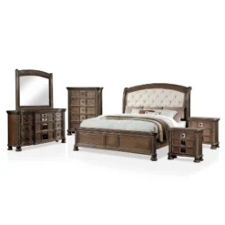 6pc Lellen Bedroom Set Beige/Rustic Natural Tone - HOMES: Inside + Out -Cheap Homes Inside Out Store GUEST d3f27564 76c8 4853 95bf 24b26d622835