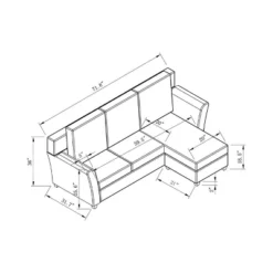 Henri Upholstered Sofa Dark Gray - HOMES: Inside + Out -Cheap Homes Inside Out Store GUEST d422dac9 4b12 46cd ae64 1085e21e1925