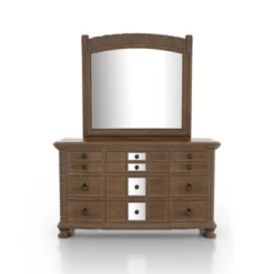 2pc Lellen Dresser And Mirror Set Rustic Natural Tone - HOMES: Inside + Out -Cheap Homes Inside Out Store GUEST d522efa9 9b01 4859 849e fdbbc5a8d849