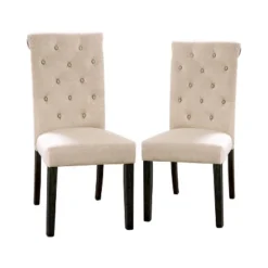 2pc Hepburn Scroll Back Side Chairs - HOMES: Inside + Out -Cheap Homes Inside Out Store GUEST d703f23c 7921 478e 8423 d2b144cc9859