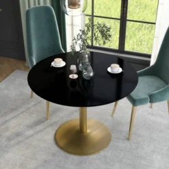 Koldfield Steel Base Round Dining Table - HOMES: Inside + Out -Cheap Homes Inside Out Store GUEST da1ebfd4 165f 4f79 b97e 686e257c18e4