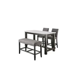 4pc Norelo Counter Height Dining Set - HOMES: Inside + Out -Cheap Homes Inside Out Store GUEST da68405f f38c 48d8 9025 7bdbce563a3f