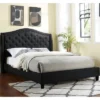 Bantris Tufted Headboard Platform Bed - HOMES: Inside + Out
