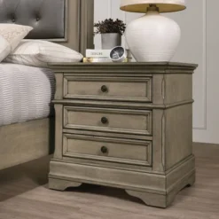 3pc Kritan Bed With 2 Nightstands Antique Warm Gray - HOMES: Inside + Out 13 3pc Kritan Bed With 2 Nightstands Antique Warm Gray - HOMES: Inside + Out -Cheap Homes Inside Out Store GUEST dbd6c560 81a2 44d4 bfd5 f518a1ab1bc5
