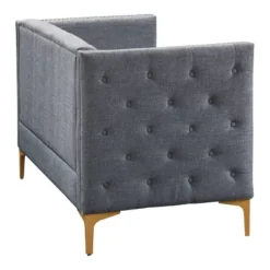 Gasper Tufted Upholstered Loveseat Light Gray - HOMES: Inside + Out -Cheap Homes Inside Out Store GUEST dcffd195 2b26 40c2 aeff d886be3120ae