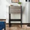 Tella Contemporary Storage Desk Dark Gray - HOMES: Inside + Out