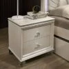 3pc Fosset Bedroom Set With 2 Nightstands Pearl White - HOMES: Inside + Out