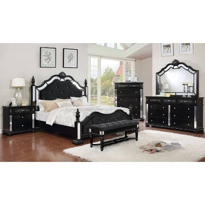 Washington Nightstand Black - HOMES: Inside + Out 2 Washington Nightstand Black - HOMES: Inside + Out - Image 2