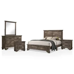 5pc Jacobia Rustic Bedroom Set Gray - HOMES: Inside + Out -Cheap Homes Inside Out Store GUEST e3551572 6487 4c9b 9dd3 5713925f325a