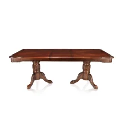 Belliere Elegant Carved Double Pedestal Extendable Dining Table Red - HOMES: Inside + Out -Cheap Homes Inside Out Store GUEST e3ee041d 793d 4e7c 8d51 f4773d889543