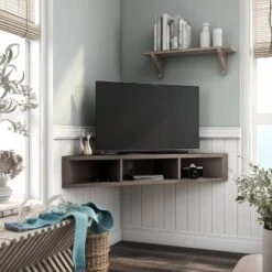 Tybo Open Shelves Corner Floating Console Fits Tv's Up To 50" - HOMES: Inside + Out 13 Tybo Open Shelves Corner Floating Console Fits Tv's Up To 50" - HOMES: Inside + Out -Cheap Homes Inside Out Store GUEST e660b886 3a4e 46a1 a766 46aa6342fb47