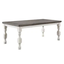 5pc Cambrien Rustic Farmhouse Dining Set Antique White/Gray - HOMES: Inside + Out -Cheap Homes Inside Out Store GUEST e8e4b6fd 0c77 40d2 b522 a88611d541ff