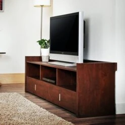 Flatcar Multi Functional Storage TV Stand For TVs Up To 65" Vintage Walnut - HOMES: Inside + Out -Cheap Homes Inside Out Store GUEST ed778621 554e 4bbd 89a5 731425bbdbb9