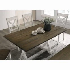 59" Calton Farmhouse Flip Down Top Dining Table Chestnut - HOMES: Inside + Out 7 59" Calton Farmhouse Flip Down Top Dining Table Chestnut - HOMES: Inside + Out -Cheap Homes Inside Out Store GUEST ede7b14f ac31 4914 9b52 882baf45d108