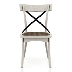 5pc Piker Round Dining Set Dark Walnut/Antique White - HOMES: Inside + Out -Cheap Homes Inside Out Store GUEST f1f66841 2ba1 4519 8225 cb8c5d303586