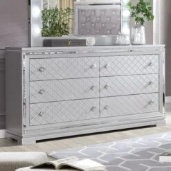 5pc Tenaya Bedroom Set Silver/Gray - HOMES: Inside + Out -Cheap Homes Inside Out Store GUEST f7667c1e 180d 43c2 a52f 8e8253bddd6e