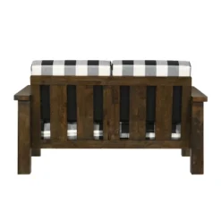Jovie Gingham Rustic Loveseat - HOMES: Inside + Out -Cheap Homes Inside Out Store GUEST f773bcaf 574a 4e27 96b6 3bc9f78da4e4