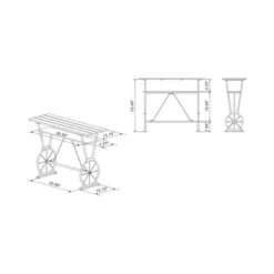 Torum Counter Height Bar Table Oak - HOMES: Inside + Out -Cheap Homes Inside Out Store GUEST f82eb3d4 5a53 40bf a999 424c7a0d06a0 1