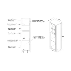 3pc Torrey TV Stand And Media Tower Set Black - HOMES: Inside + Out -Cheap Homes Inside Out Store GUEST f8cd30b3 4bdf 4d61 943b ec3da7affa07