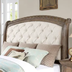 5pc Lellen Bedroom Set Beige/Rustic Natural Tone - HOMES: Inside + Out -Cheap Homes Inside Out Store GUEST fb3d2fa8 29fe 43d4 b4ef d15b466deb49