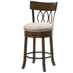 Set Of 2 24" Darlowe Swivel Counter Height Barstools - HOMES: Inside + Out -Cheap Homes Inside Out Store GUEST fb93a957 7b68 4a96 a1c0 e19e3e3a958f