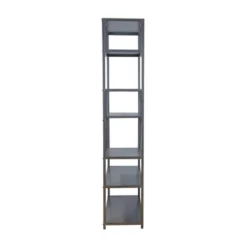 69" Dustin 6 Shelf Bookcase Dark Gray - HOMES: Inside + Out -Cheap Homes Inside Out Store GUEST fca529dc b3b9 4960 a5a7 abe11c8db17c
