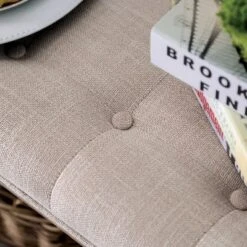 Wixam Tufted Bench Beige/Brown - HOMES: Inside + Out -Cheap Homes Inside Out Store GUEST fe53fa1e c1e7 4722 b21c 87659c21db6d