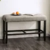 Norelo Upholstered Counter Height Bench Light Gray - HOMES: Inside + Out